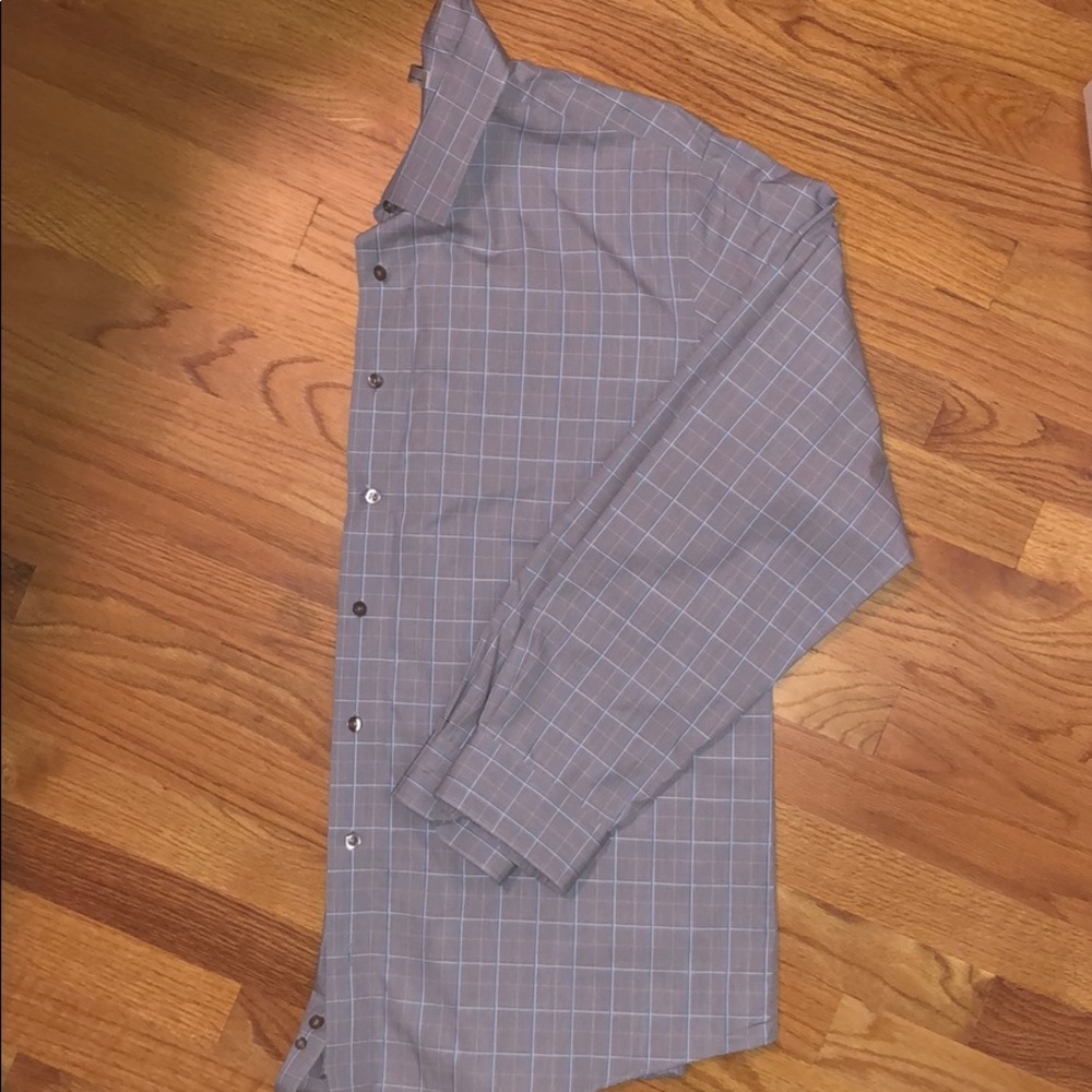 Kenneth Cole Non-Iron Dress Shirt 17 1/2
